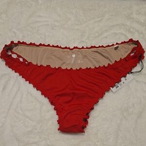 Shade & Shore Blue Women's Bikini Bottom  Sz Xlargre
